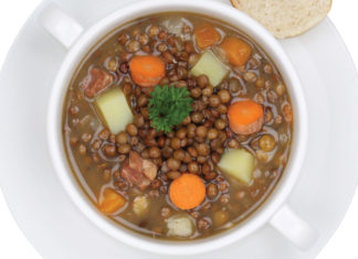 Sopa de lentejas